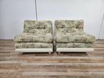 Fauteuil - Woonkamerfauteuils in gelakt hout en stof - Hout,