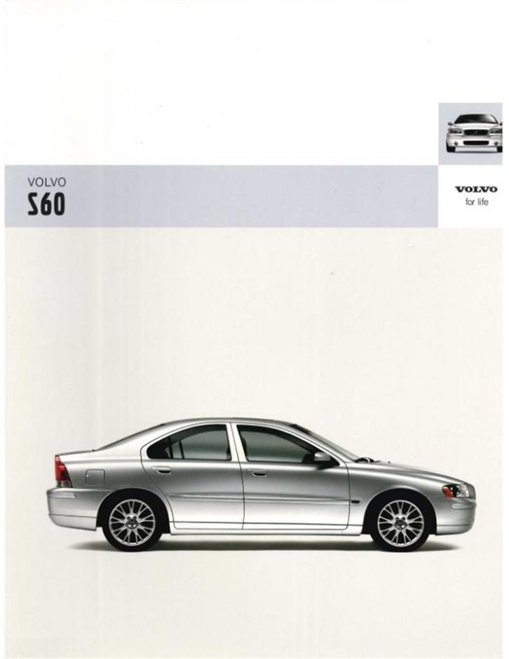 2005 VOLVO S60 BROCHURE NEDERLANDS, Boeken, Auto's | Folders en Tijdschriften, Volvo
