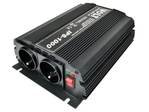 Omvormer auto - 12 Volt naar 230 Volt - 750 Watt - Zwart, Doe-het-zelf en Verbouw, Overige Doe-het-zelf en Verbouw, Nieuw, Ophalen of Verzenden