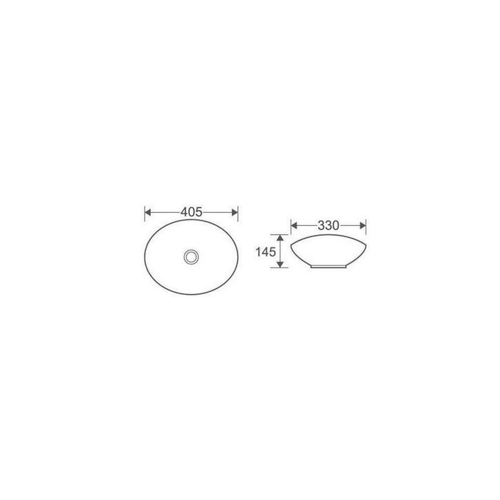 Waskom AquaSplash Queen Ovaal 40x33 cm Terrazzo, Doe-het-zelf en Verbouw, Sanitair, Ophalen of Verzenden