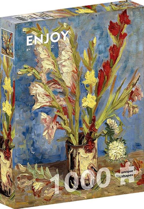 Vincent Van Gogh - Vaas met Gladiolen en Chinese Aster, Hobby en Vrije tijd, Denksport en Puzzels, Nieuw, Verzenden