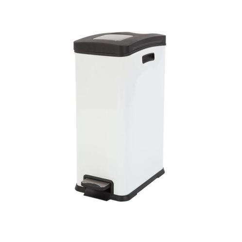 EKO Rejoice pedaalemmer 30 ltr - Wit, Huis en Inrichting, Woonaccessoires | Prullenbakken, Nieuw, Verzenden