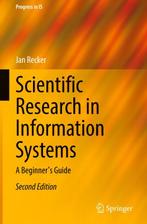 Scientific Research in Information Systems 9783030854355, Boeken, Wetenschap, Zo goed als nieuw