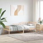 vidaXL Slaapbank zonder matras 80x200 cm massief grenenhout, Eenpersoons, Bruin, Verzenden, Nieuw