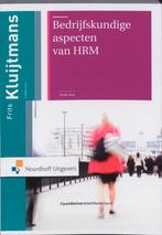 Bedrijfskundige aspecten van HRM 9789001709877 F. Kluijtmans, Boeken, Gelezen, F. Kluijtmans, Onbekend, Verzenden