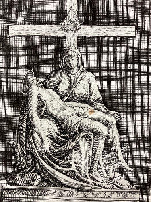 Jacques Callot (1592-1635) - The Pietà of Michelangelo, Antiek en Kunst, Antiek | Overige Antiek