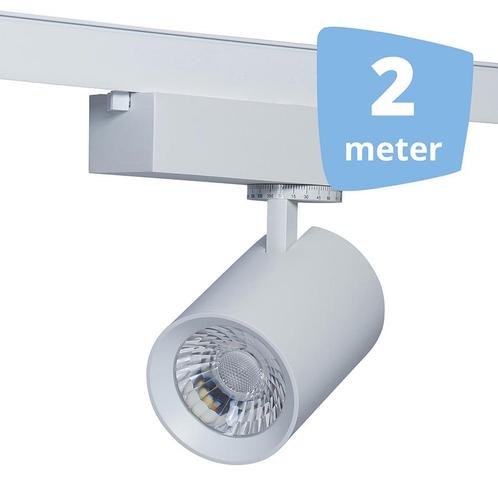 LED RAILVERLICHTING EOS WIT 2 SPOTS + 2M RAILS, Zakelijke goederen, Kantoor en Winkelinrichting | Winkel en Inventaris