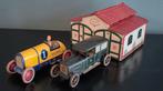 Lehmann - Blikken speelgoed - Garage Including Sedan Car and