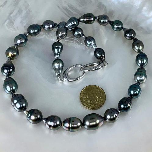 Halsketting Zilver Parel - Tahiti multi Ø9,1x11,10MM, Sieraden, Tassen en Uiterlijk, Kettingen
