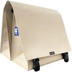 Clarijs Dubbele Fietstas XL PVC 46L met uitsparing matt zand, Verzenden, Nieuw