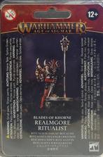 Blades of Khorne Realmgore Ritualist (Warhammer nieuw), Hobby en Vrije tijd, Wargaming, Nieuw, Ophalen of Verzenden