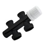 Best Design Nero luxe onderblok recht 3/4 x 3/4 mat zwar, Ophalen of Verzenden, Nieuw