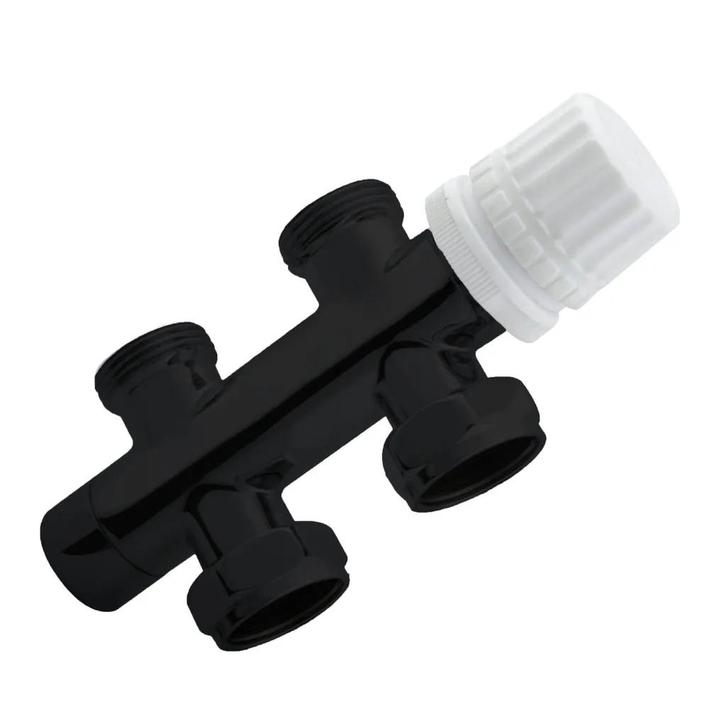 Best Design Nero luxe onderblok recht 3/4 x 3/4 mat zwar, Doe-het-zelf en Verbouw, Verwarming en Radiatoren, Nieuw, Ophalen of Verzenden