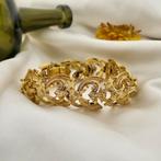 Exclusief 18 Krt. Gouden armband met diamant; 0,80 ct. |..., Sieraden, Tassen en Uiterlijk, Gebruikt, Overige kleuren, Ophalen of Verzenden