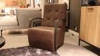 Forlino fauteuil leder vintage brown - IN.HOUSE, Huis en Inrichting, Fauteuils, Ophalen, Nieuw, Leer, Klassiek