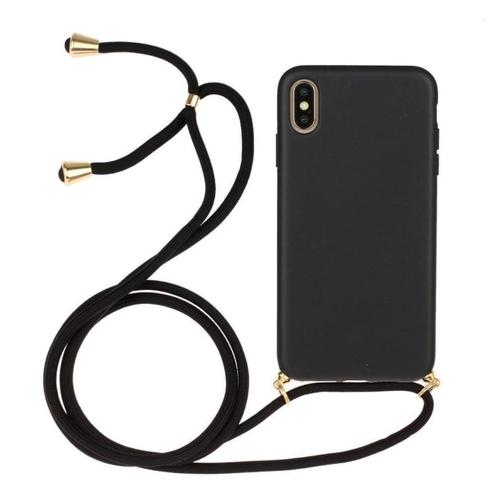 iPhone X / Xs Crossbody TPU Hoesje met Koord Zwart, Telecommunicatie, Mobiele telefoons | Hoesjes en Frontjes | Apple iPhone, Nieuw