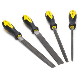 Vijlenset | Toolland | 4-delig (Staal, Softgrip), Doe-het-zelf en Verbouw, Gereedschap | Handgereedschap, Nieuw, Verzenden