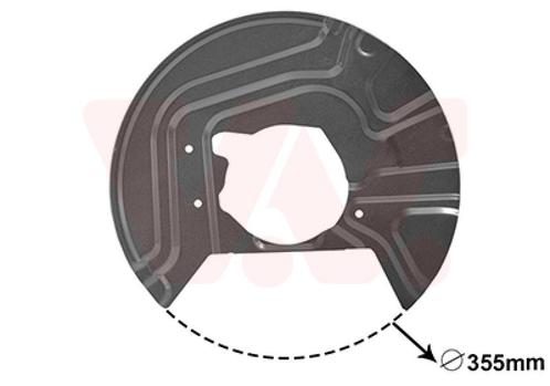 REMSCHIJF BESCHERMER VOOR BMW X3 E83 2004-2010 34113411871, Auto-onderdelen, Remmen en Aandrijving, Nieuw, Ophalen of Verzenden