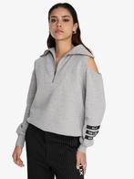 -20% Alix The Label  Alix The Label Ladies knitted zip colla, Kleding | Dames, Verzenden, Nieuw, Grijs