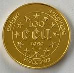 België. 100 Ecu 1989 Maria-Theresia, 1 Oz .999 Gold