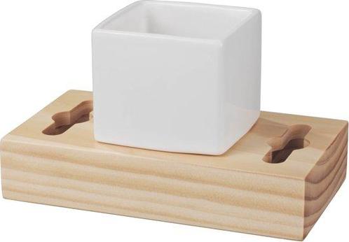 Haceka - Haceka Foresc pure Beker/Tandenborstelhouder, Huis en Inrichting, Badkamer | Badtextiel en Accessoires, Nieuw, Ophalen of Verzenden