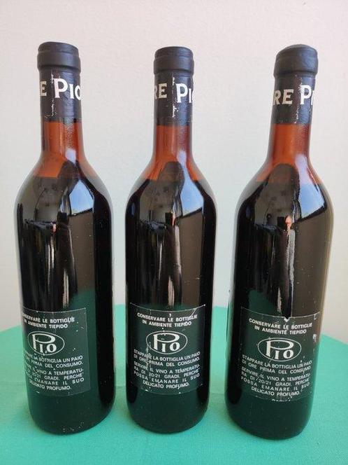 1976 Pio Cesare - Barolo - 3 Flessen (0.75 liter), Verzamelen, Wijnen