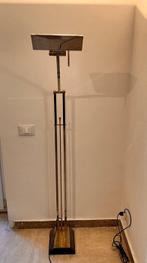 Swingarm vloerlamp - Gelakt messing, staal, Antiek en Kunst
