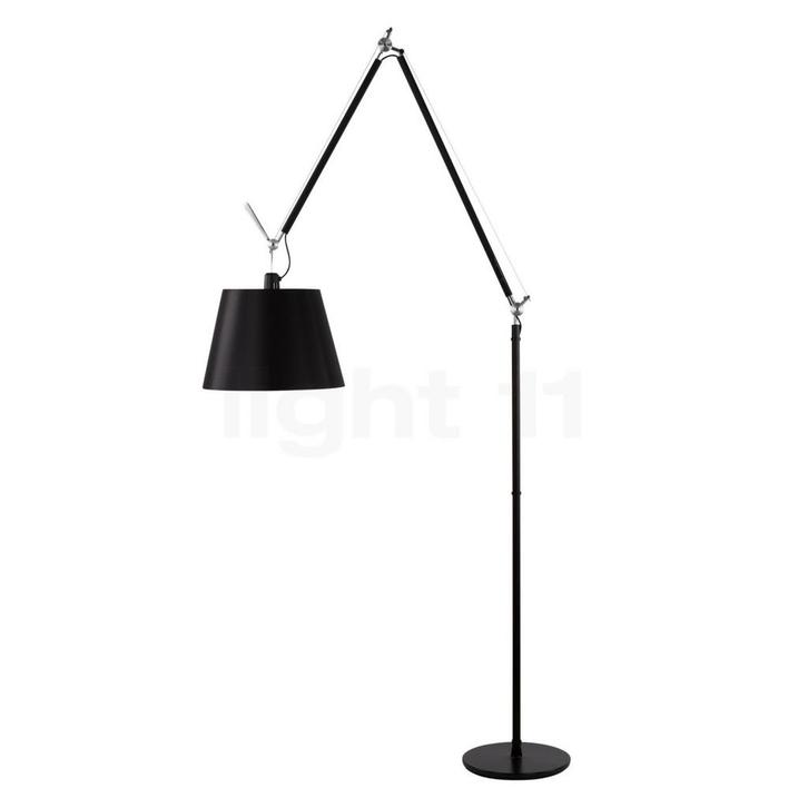 Artemide Tolomeo Mega Terra, frame zwart/lampenkap zwart -, Huis en Inrichting, Lampen | Vloerlampen, Nieuw, Verzenden