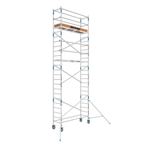 ASC Rolsteiger 75 x 8.2 mtr werkhoogte, Doe-het-zelf en Verbouw, Steigers, Rolsteiger of Kamersteiger, Nieuw, 5 meter of hoger