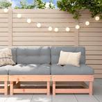 vidaXL Middenbanken met kussens 2 st massief douglashout, Tuin en Terras, Tuinsets en Loungesets, Verzenden, Nieuw