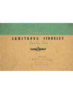 1939 ARMSTRONG SIDDELEY BROCHURE ENGELS, Nieuw, Author