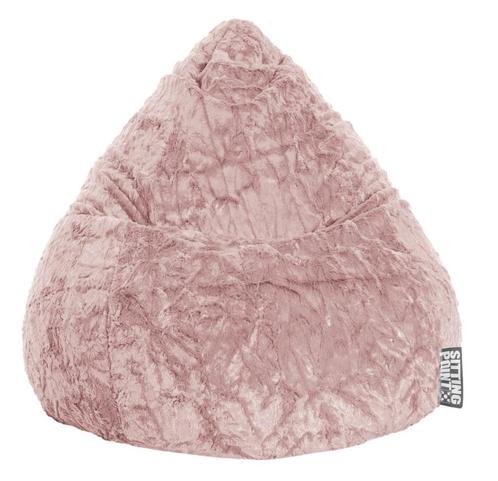 Kinder Zitzak BeanBag Fluffy L - Oudroze, Huis en Inrichting, Zitzakken, Verzenden