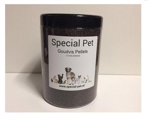 Special Pet Goudvis Pellets 1,5 mm. Zinkend 1 ltr., Dieren en Toebehoren, Vissen | Aquaria en Toebehoren, Nieuw, Ophalen of Verzenden