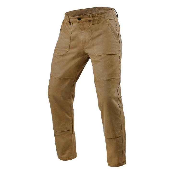 REVIT! Davis TF Donker Camel Motorjeans, Motoren, Kleding | Motorkleding, Heren, Nieuw met kaartje, Broek | textiel, Verzenden