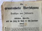 . - Die grauenhafte Verfolgung der Deutschen von Indianern, Antiek en Kunst