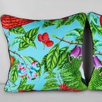 New pair of cushions made with Manuel Canovas fabric -