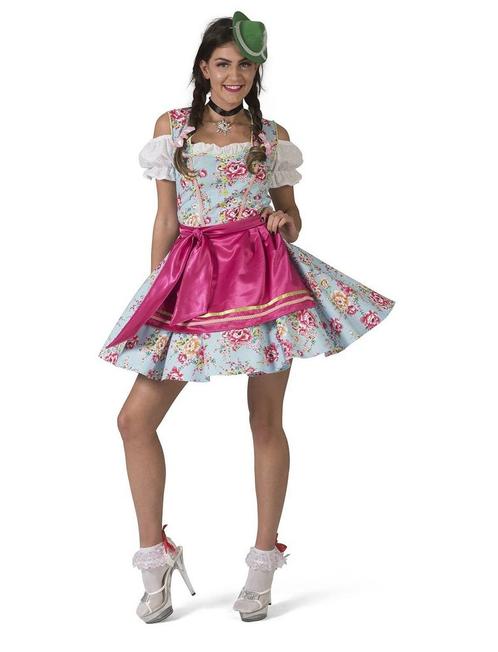 Tiroler jurkje Flower Hilda, Kleding | Dames, Carnavalskleding en Feestkleding, Nieuw, Ophalen of Verzenden
