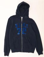 NIKE Mens Graphic Zip Hoodie Sweater XL Navy Blue Cotton, Kleding | Heren, Verzenden, Nieuw