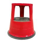 DESQ Roll-a-Step Opstapkruk, Hoogte 42,6 cm,  Rood, Metaal,, Ophalen of Verzenden