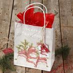 Geschenktasset Winter Kerst 3 stuks cadeauverpakking,, Nieuw, Ophalen of Verzenden