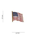 Embleem Amerikaanse vlag USA met pin 7073, Diversen, Vlaggen en Wimpels, Verzenden, Nieuw