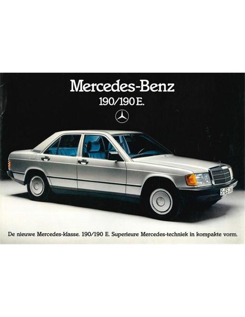 1982 MERCEDES BENZ 190 / 190E BROCHURE NEDERLANDS, Boeken, Auto's | Folders en Tijdschriften