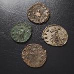 Romeinse Rijk. Gallienus (253-268 n.Chr.). Collection of 4, Postzegels en Munten