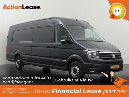 Volkswagen Crafter L5 H3 2023 €430 per maand, Auto's, Bestelauto's, Dealer onderhouden, Te koop, Zwart, Automaat, Financial lease