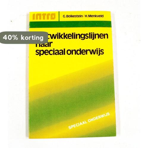 Ontwikkelingslynen naar spec.onderw. 9789026617027, Boeken, Studieboeken en Cursussen, Gelezen, Verzenden