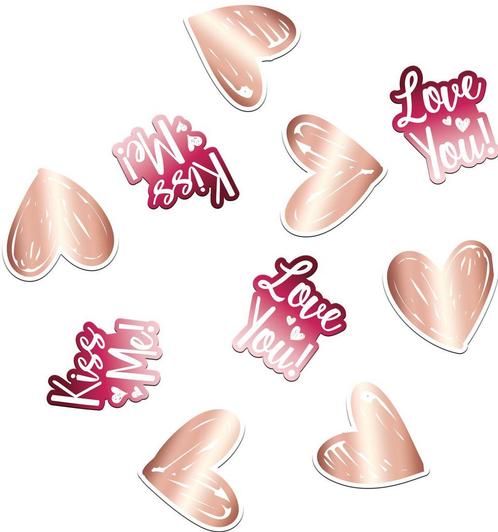 Tafelconfetti Love 45st, Hobby en Vrije tijd, Feestartikelen, Nieuw, Verzenden