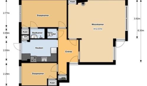 Te Huur 3 Kamer Appartement Hilvertsweg In Hilversum, Huizen en Kamers, Huizen te huur, Direct bij eigenaar, Noord-Holland, Appartement