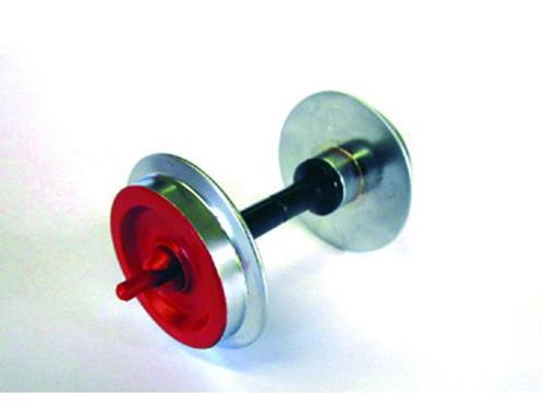 PIKO 36166 G-Radsatz 30mm Wagen 2 St. (rot, Metall verchr..., Hobby en Vrije tijd, Modeltreinen | Overige schalen, Overige typen