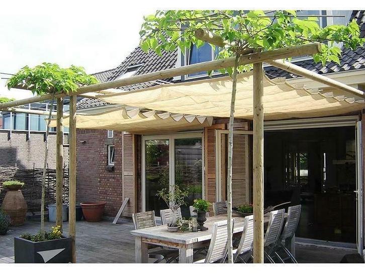 Nesling coolfit harmonica schaduwdoek 2 meter breed 5 meter, Tuin en Terras, Schaduwdoeken, Nieuw