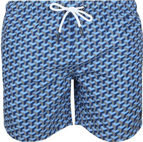 Suitable Zwembroek Print Navy maat XL Heren, Kleding | Heren, Broeken en Pantalons, Blauw, Nieuw, Maat 56/58 (XL), Verzenden